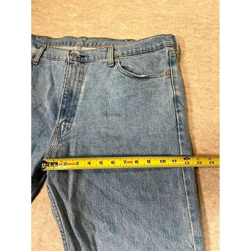 Levi's 505 Regular Jeans Mens‎ 40x30 Blue Denim Cotton Straight Leg Casual Wear